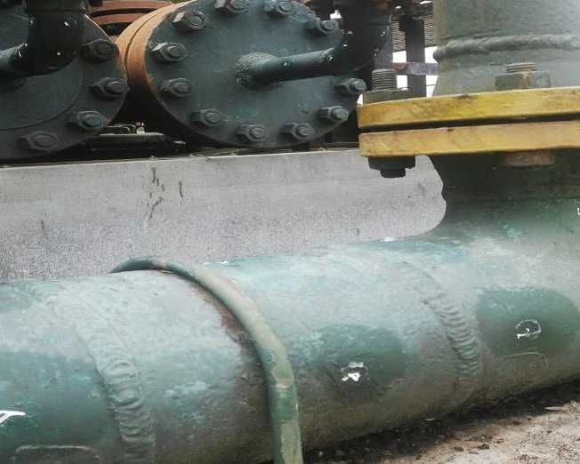 Pipework flange inspected by Emygreen Engineering