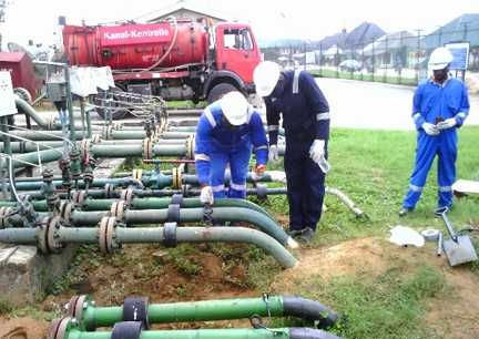 Emygreen Engineering field crew at a well site in Nigeria
